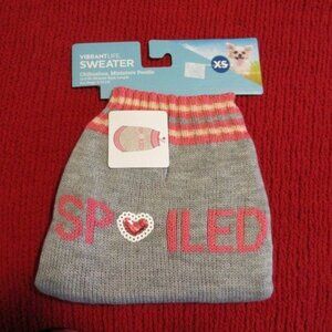 Vibrant life sweater for dogs, XS